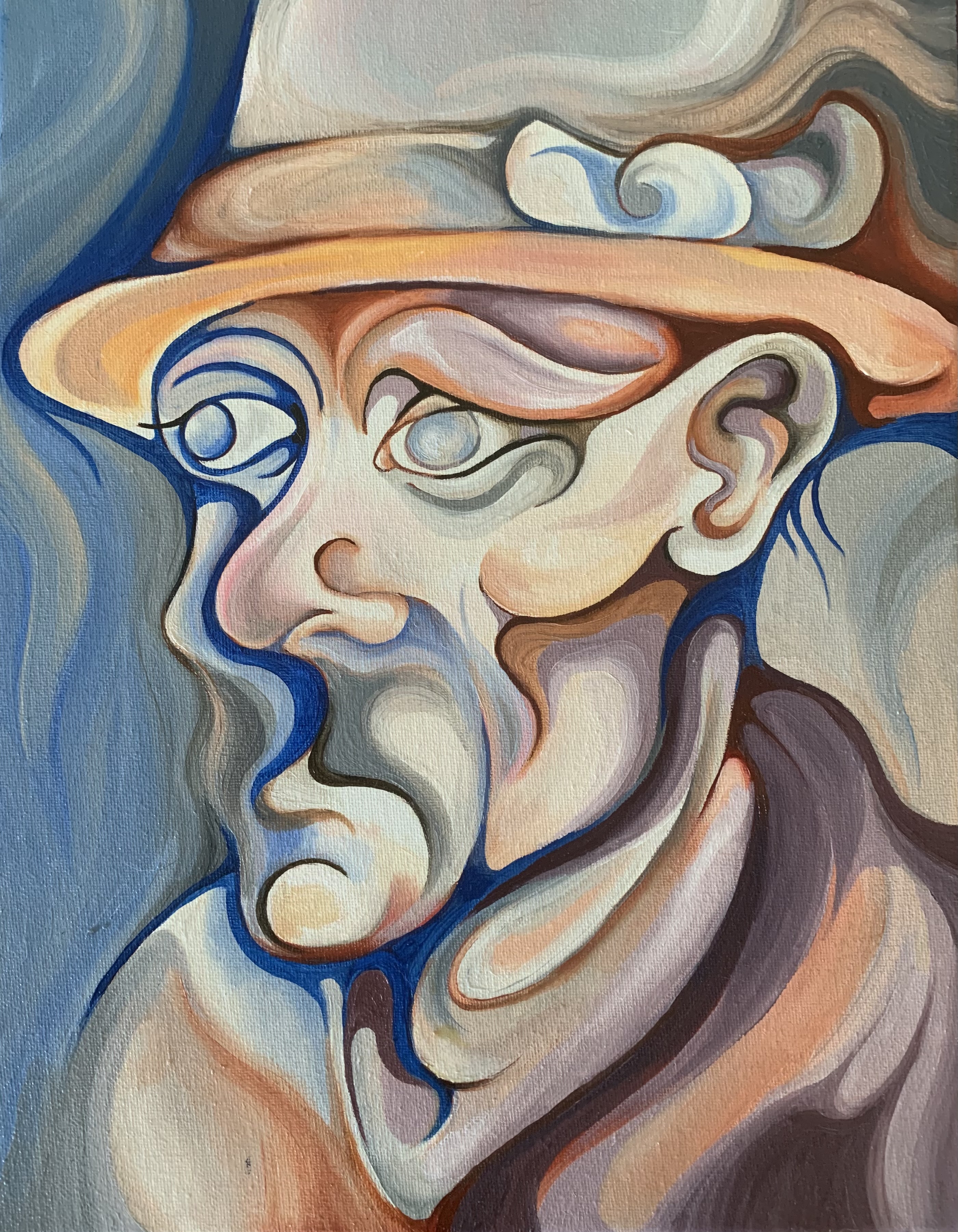 Portrait of Beuys 10x14”